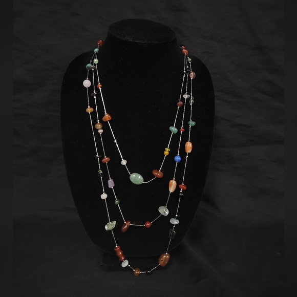 Multi stone Necklaces - Picture 3 of 3